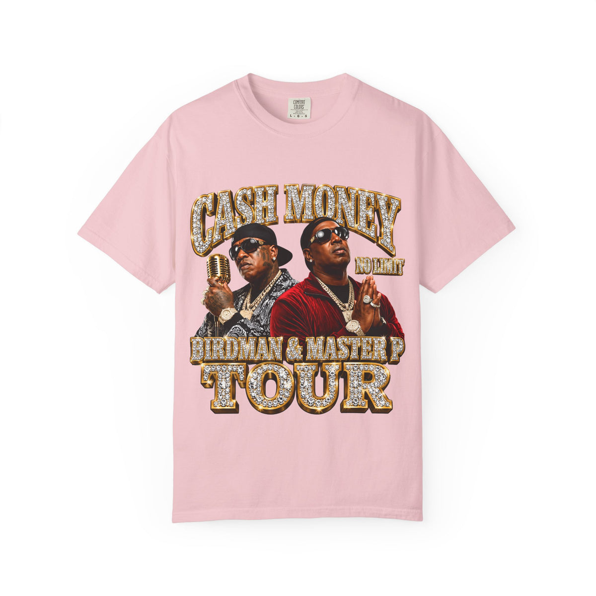 Cash Money Tour graphic T-shirt | Birdman & Master P inspired design