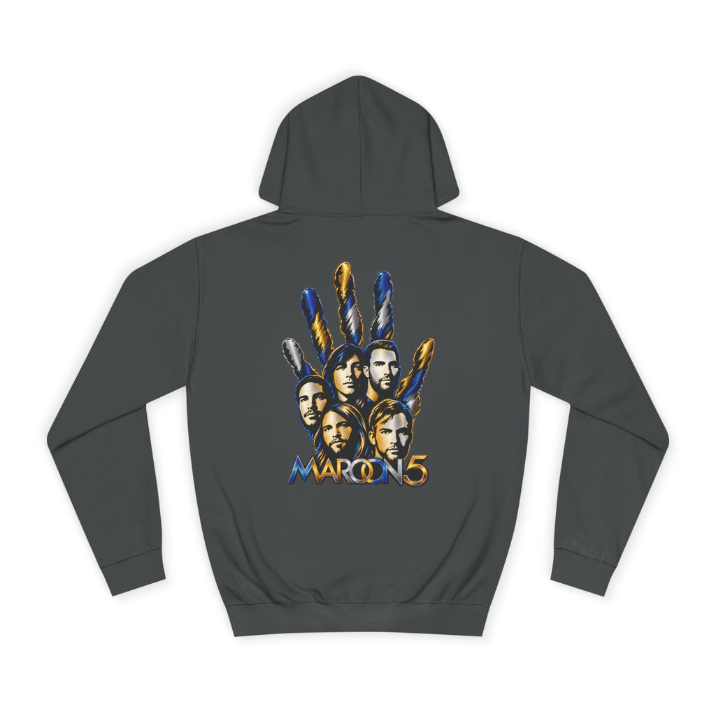 Maroon 5 Band Portrait Handprint Hoodie | Music Band Pullover