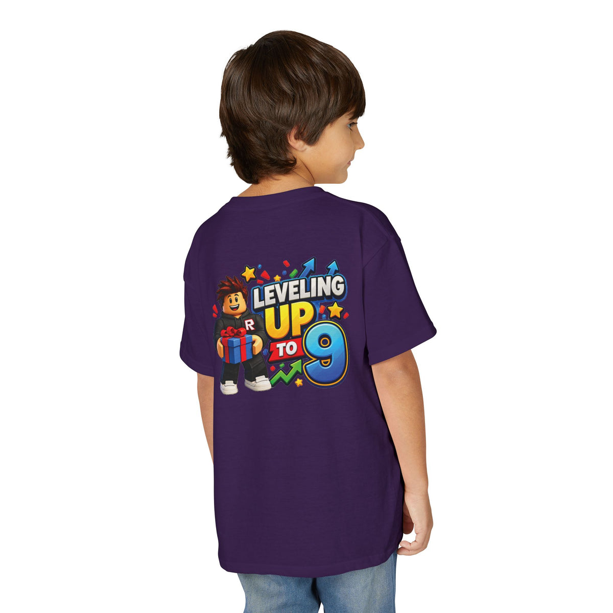 Roblox Birthday Leveling Up 9 Youth T-Shirt