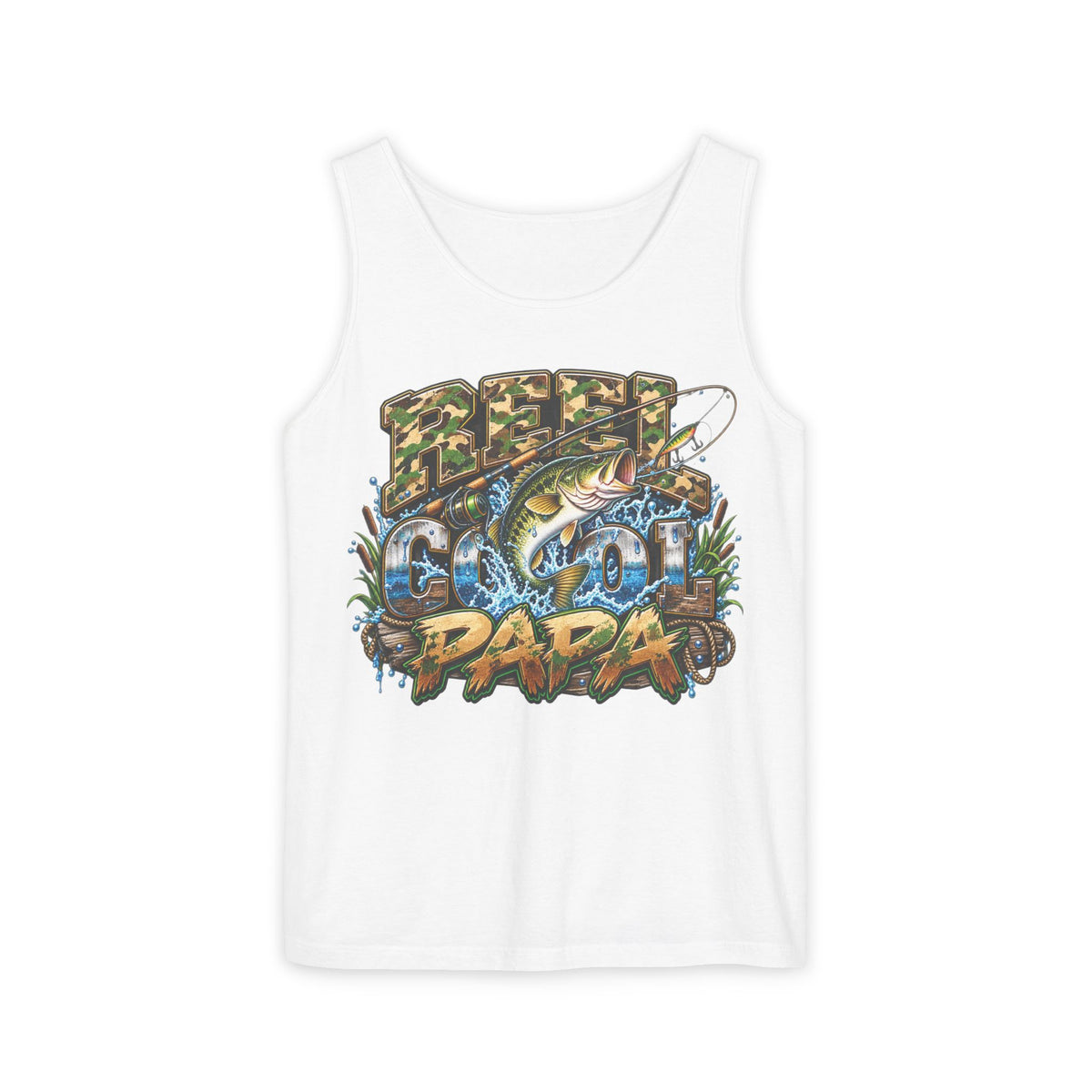 Big Fish Dad Tank Top | Fishing Graphic Tank
