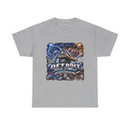 Detroit Skyline Collage Tee | Motor City Vintage Graphic T-Shirt