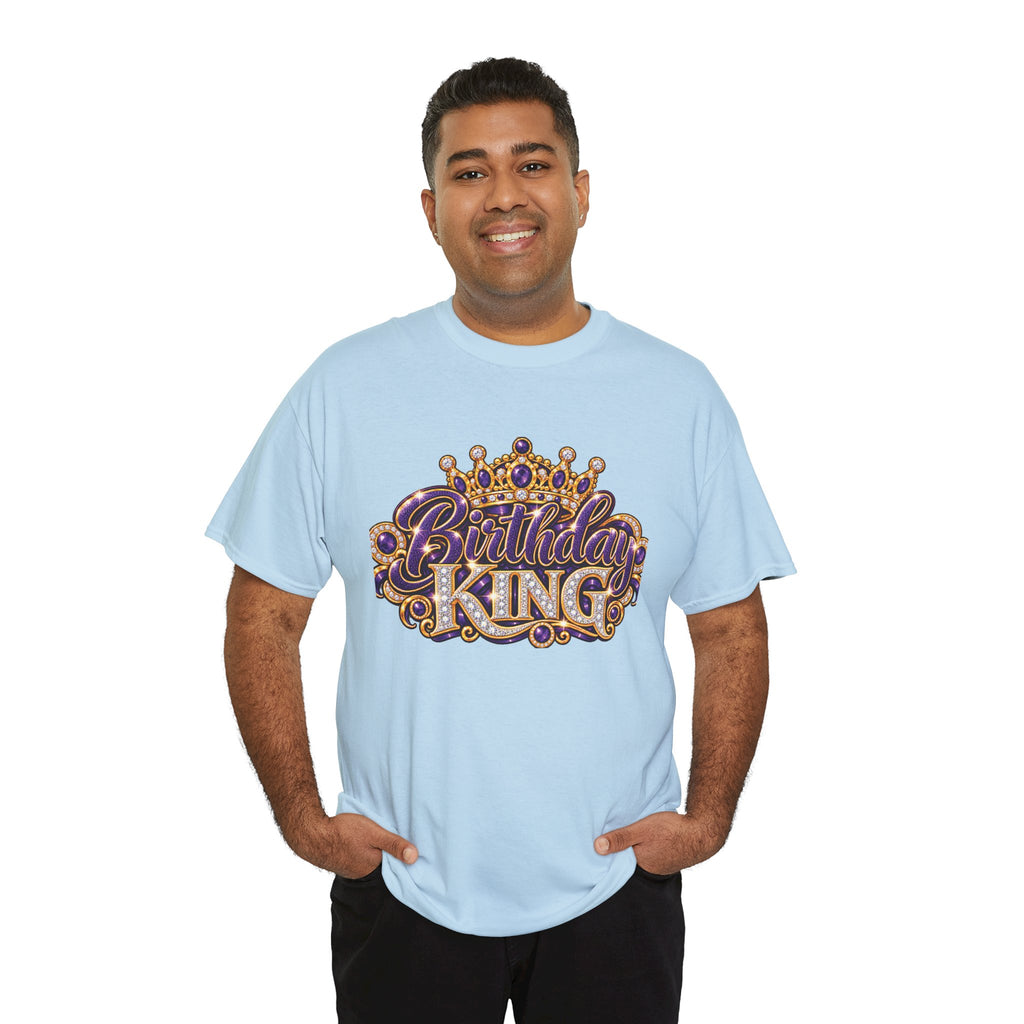 Birthday King Crown Graphic T-Shirt