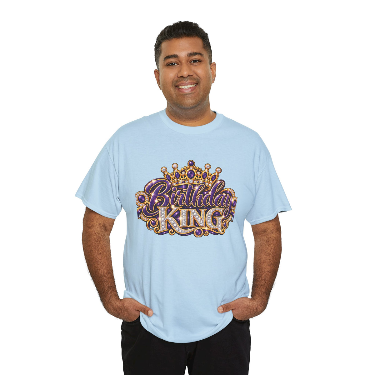 Birthday King Crown Graphic T-Shirt