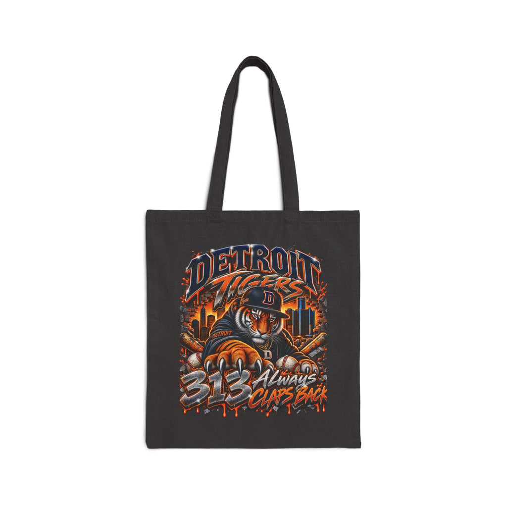 Detroit Tigers Graphic Tote Bag | Baseball Logo, Urban Vintage Illustration