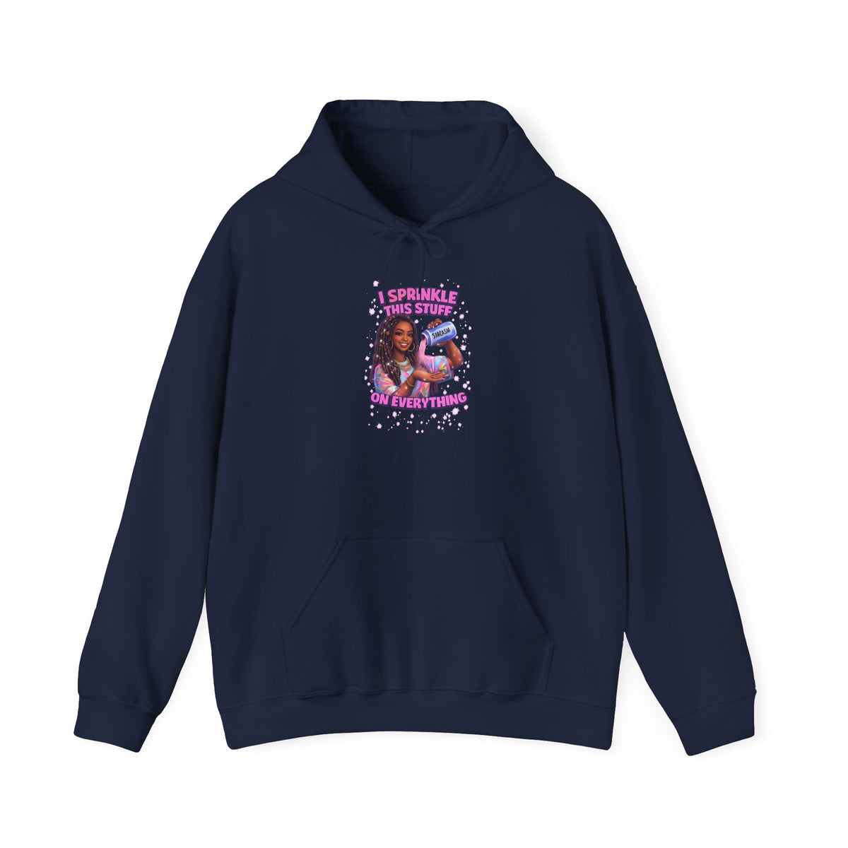 Afro Girl Reading Book Hoodie | Literary Pride, Purple Graphic