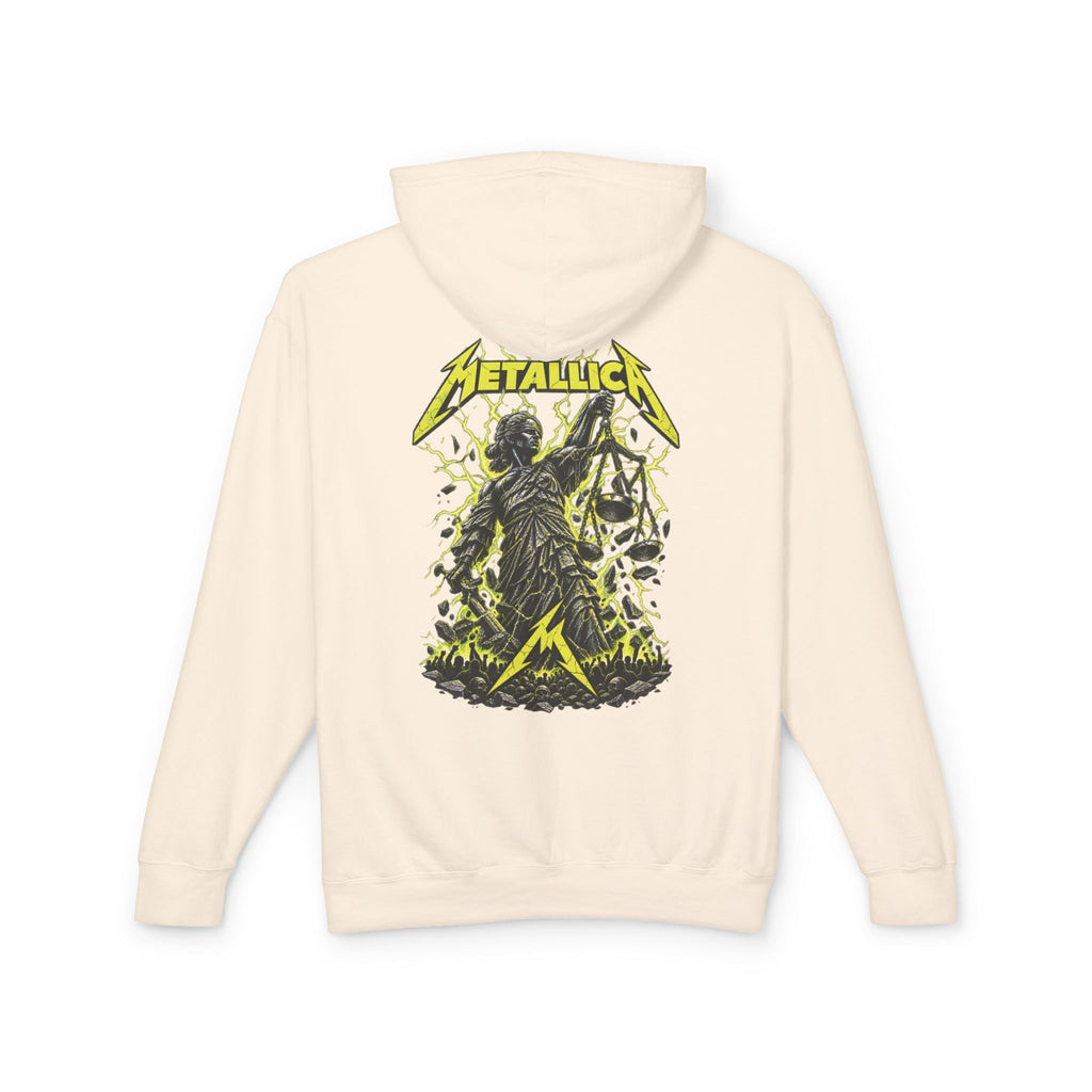 Metallica Skull & Broken Clock Hoodie | Band Logo Rock Music Sweatshirt