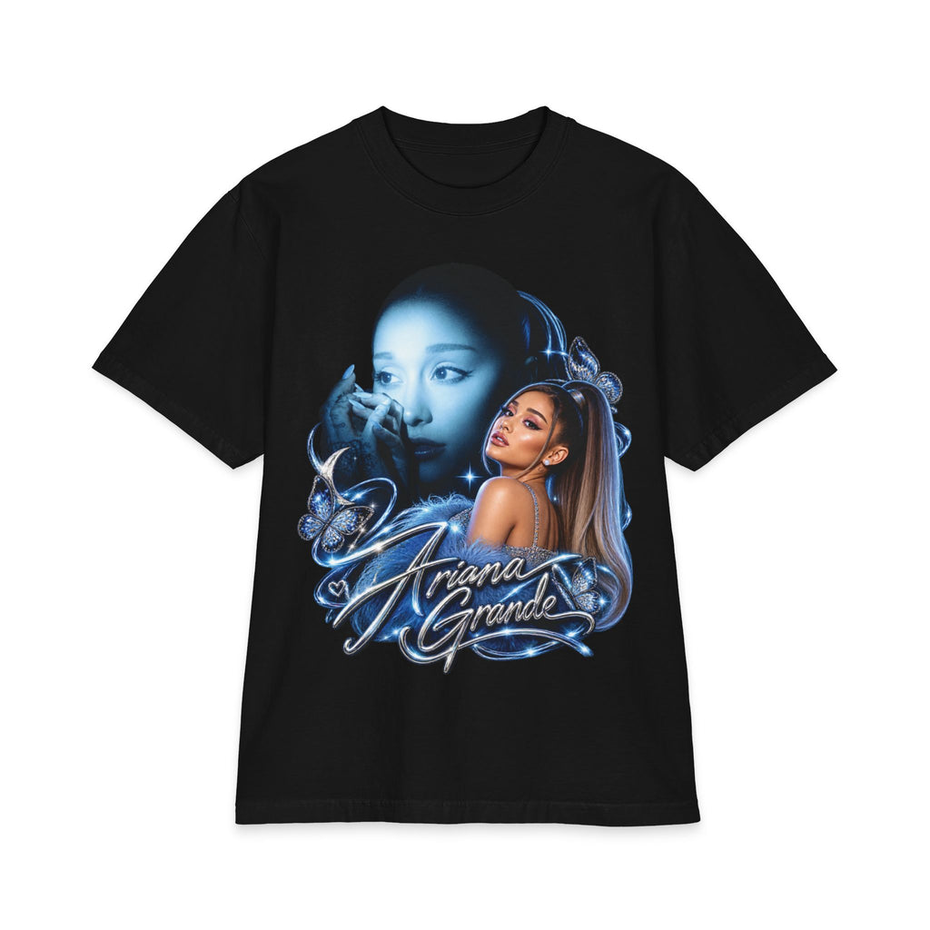 Ariana Blue Retro Pop Star Graphic Tee | Short Sleeve T-Shirt