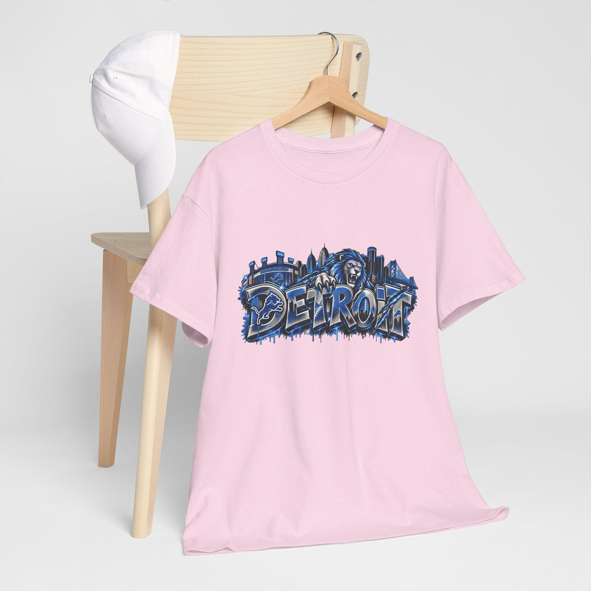 Detroit Graffiti Skyline T-Shirt | Urban City Street Art Tee