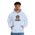 Multiple Sclerosis Autumn Hair Bun Woman Hoodie | Fall Leaves, Pumpkin Spice Vibes