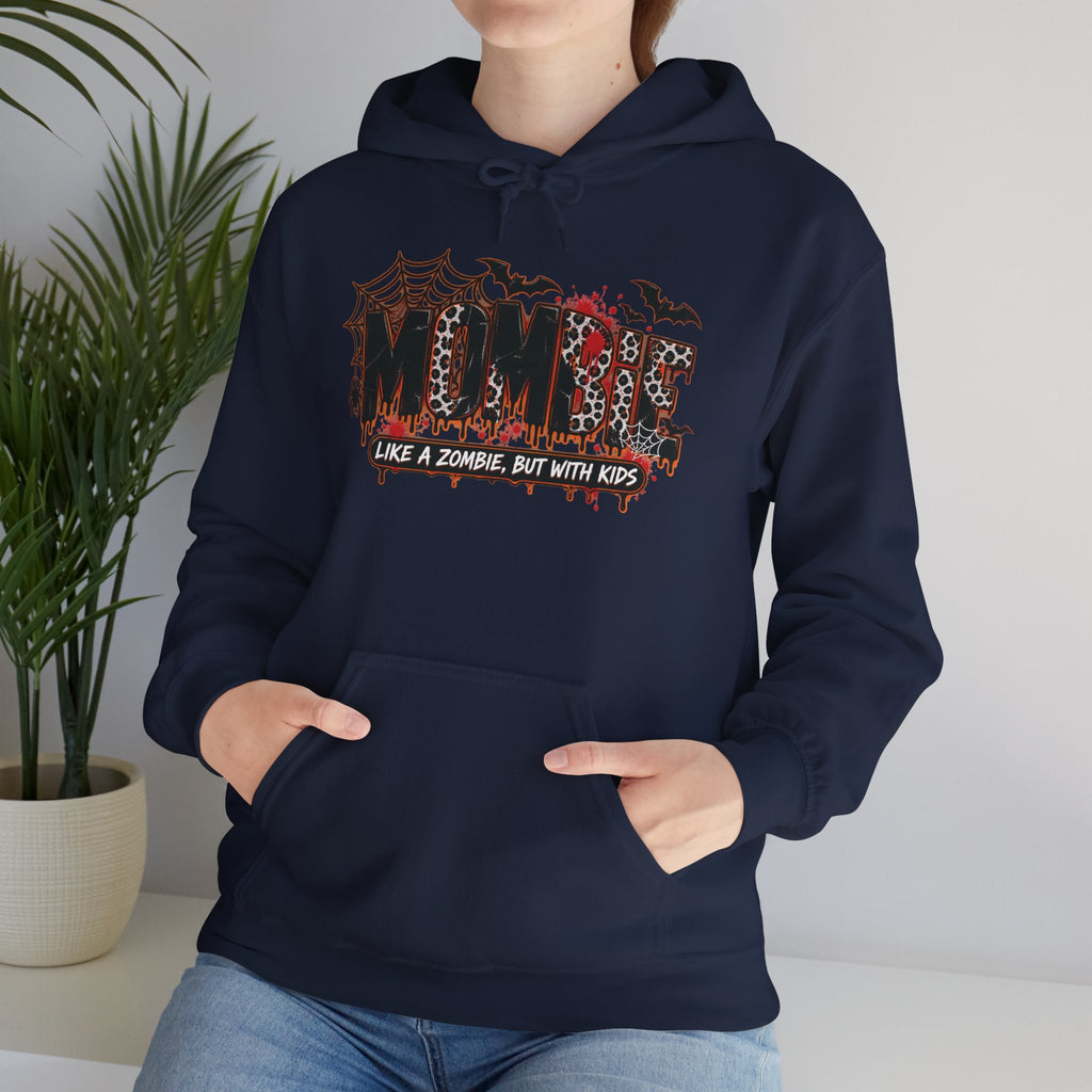 Mama Halloween Hoodie | spiderweb bats leopard print, spooky family mom sweatshirt