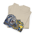 Detroit Michigan Lion Cityscape Graphic T-Shirt