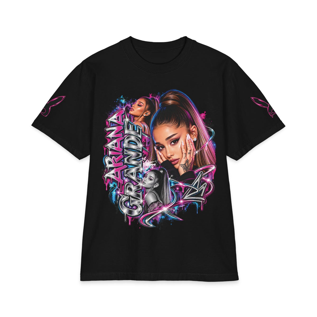 Ariana Pop Star Portrait tee | Graphic Music Icon T-Shirt