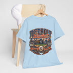 Detroit Baseball Tee | Motor City 313 Vintage Baseball Design