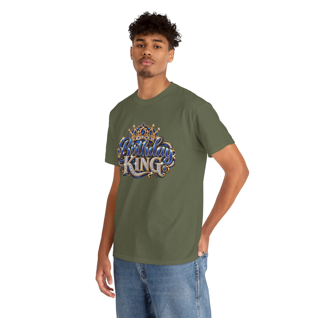 Birthday King Crown Graphic T-Shirt