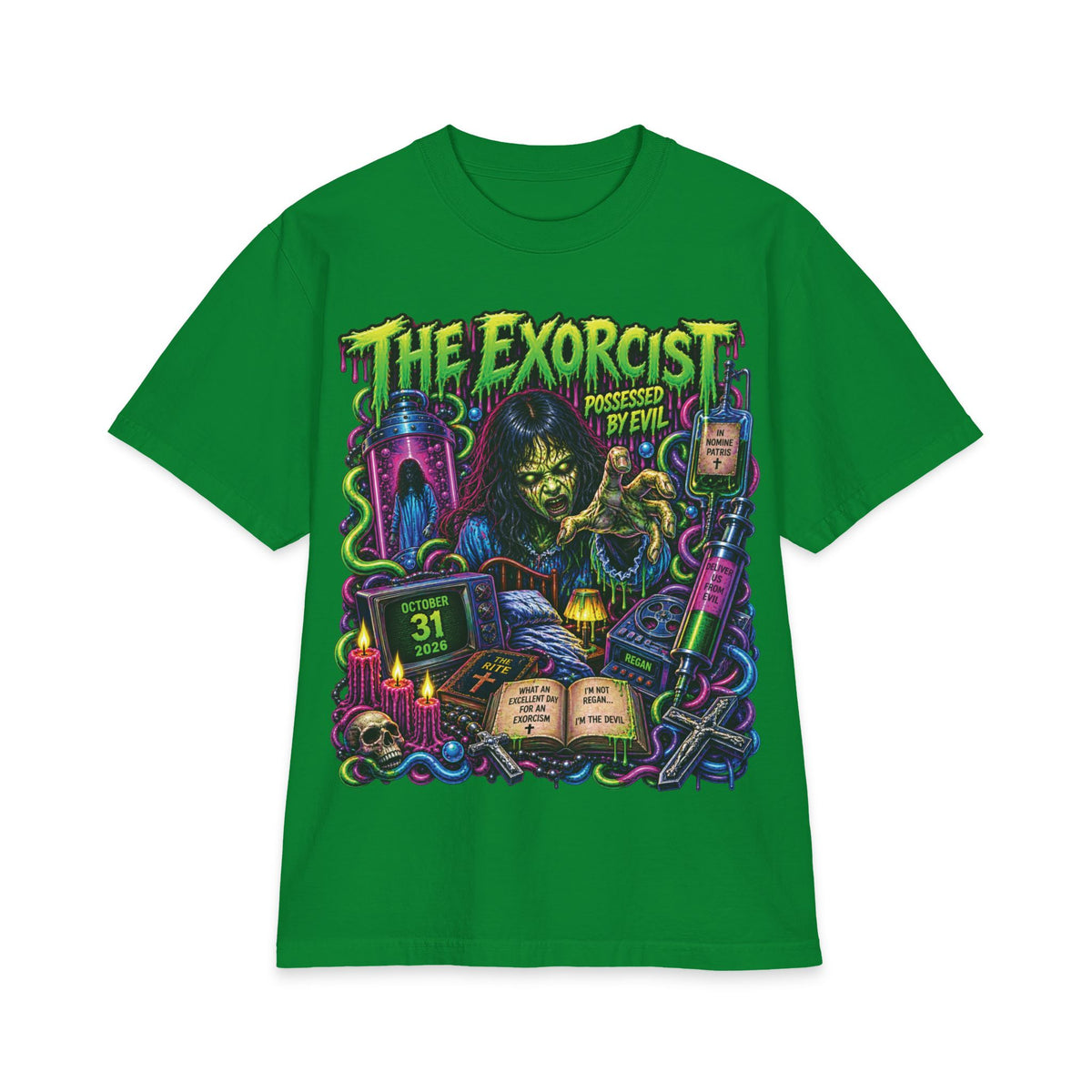 The Exorcist graphic tee | Horror movie art T-Shirt