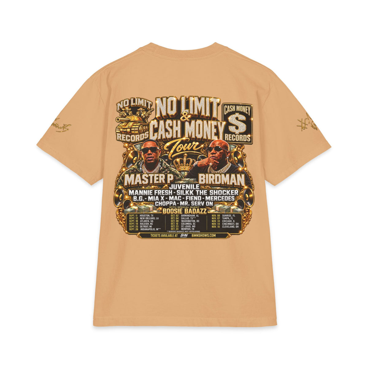 No Limit Cash Money Tour T-Shirt | The Legacy Tour Graphic Tee