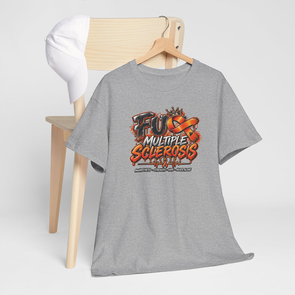 Fight Multiple Sclerosis T-Shirt | MS Awareness Ribbon, Neurology Support