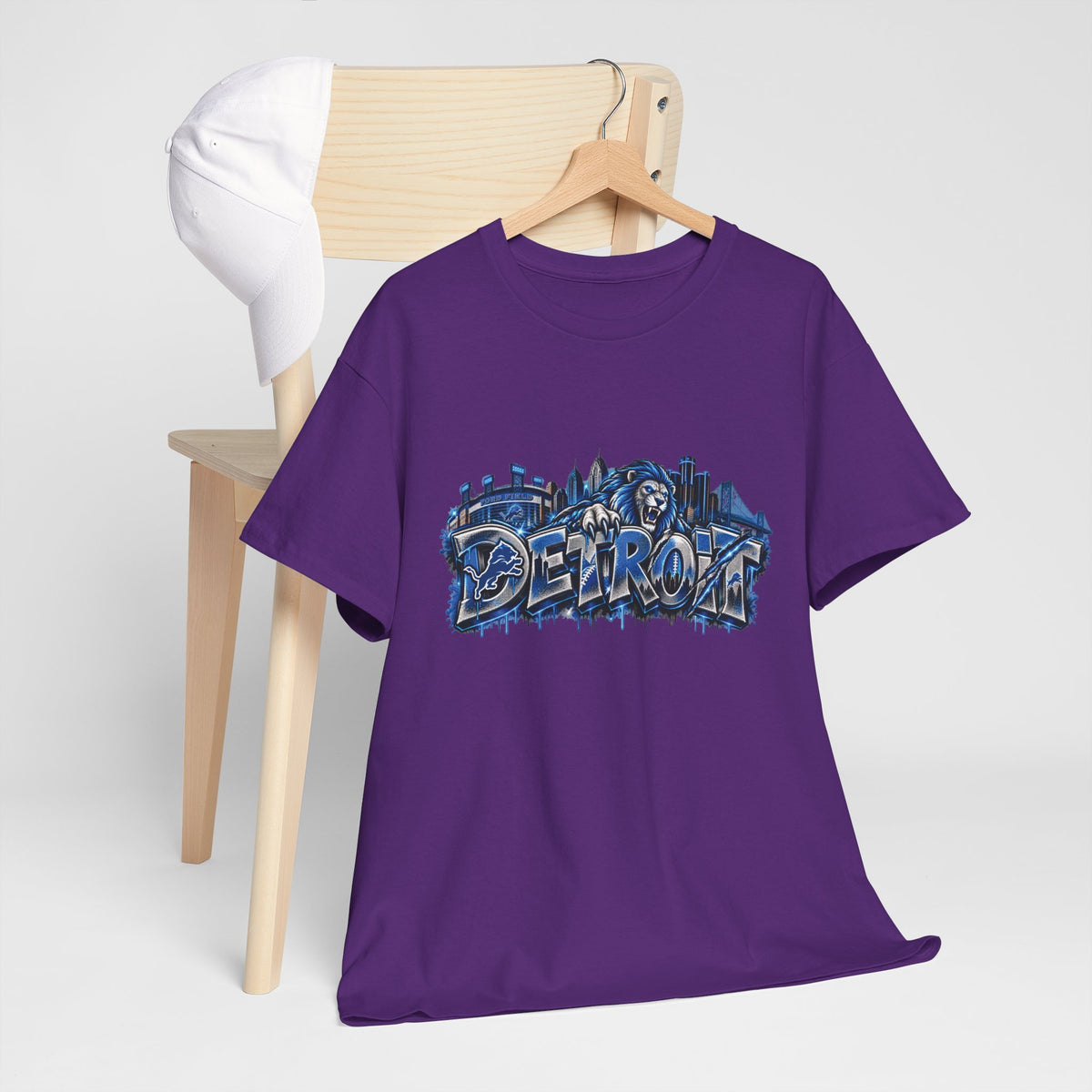 Detroit Graffiti Skyline T-Shirt | Urban City Street Art Tee