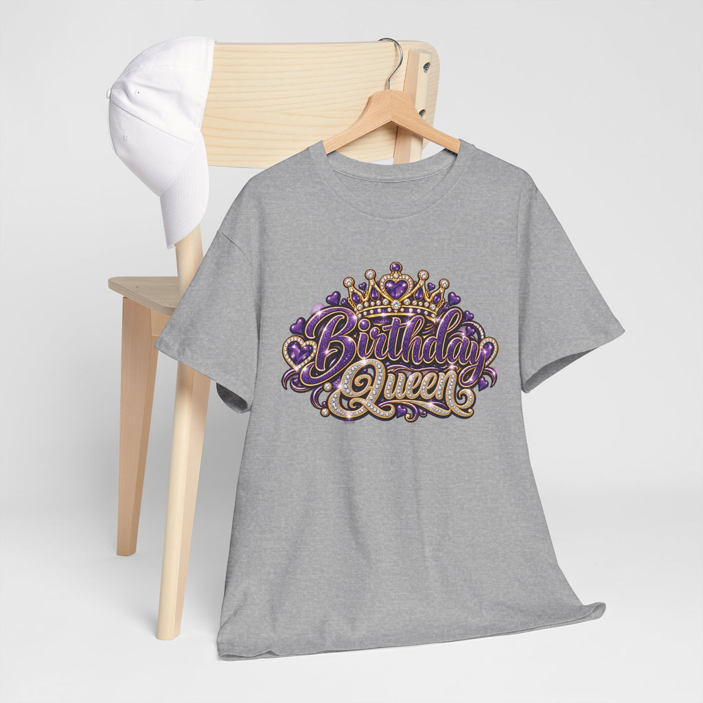 Birthday Purple Queen Graphic T-Shirt