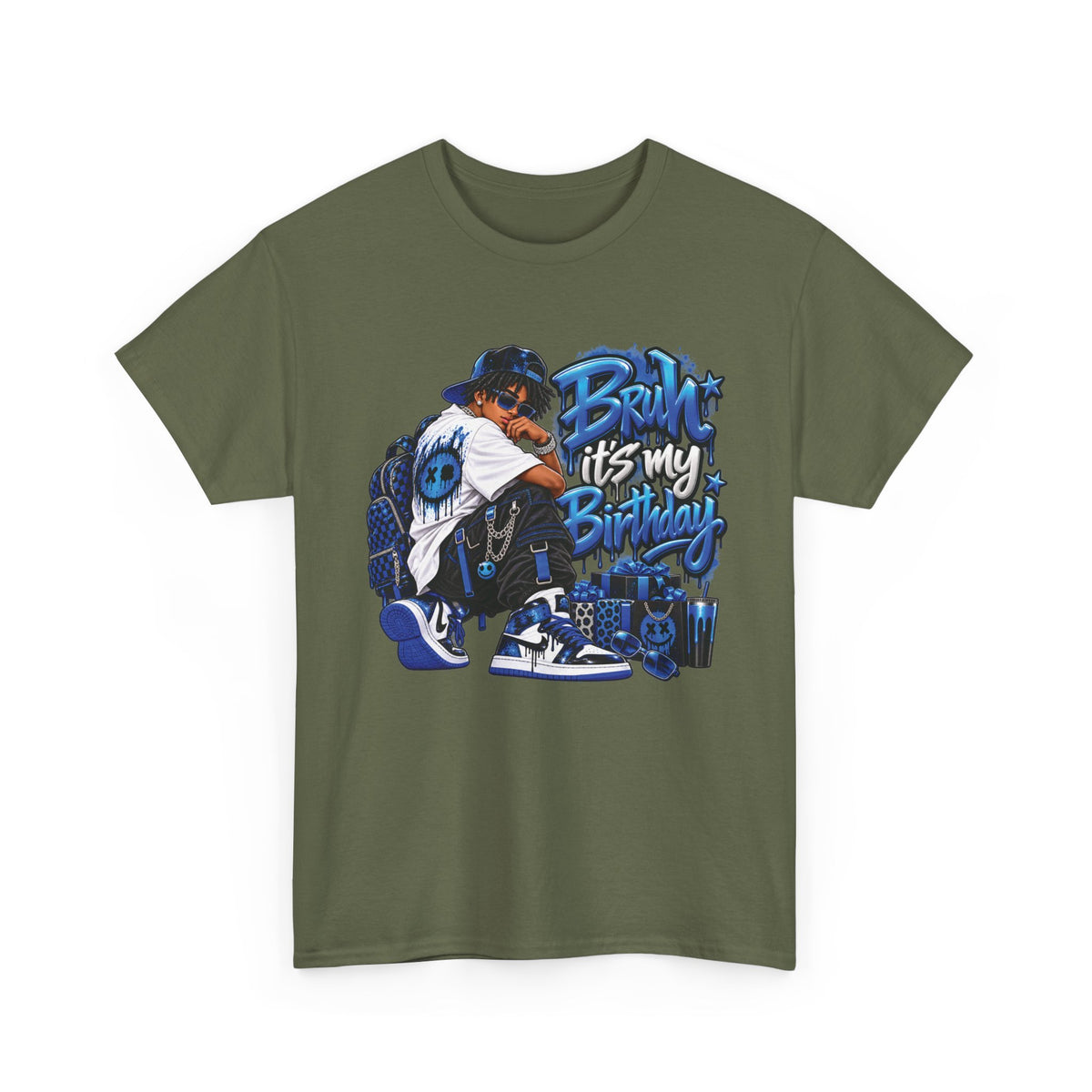 Bruh It’s My Birthday Graphic T-Shirt