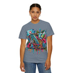 N Nurse Stethoscope Initial T-shirt | Floral Letter N Medical Monogram