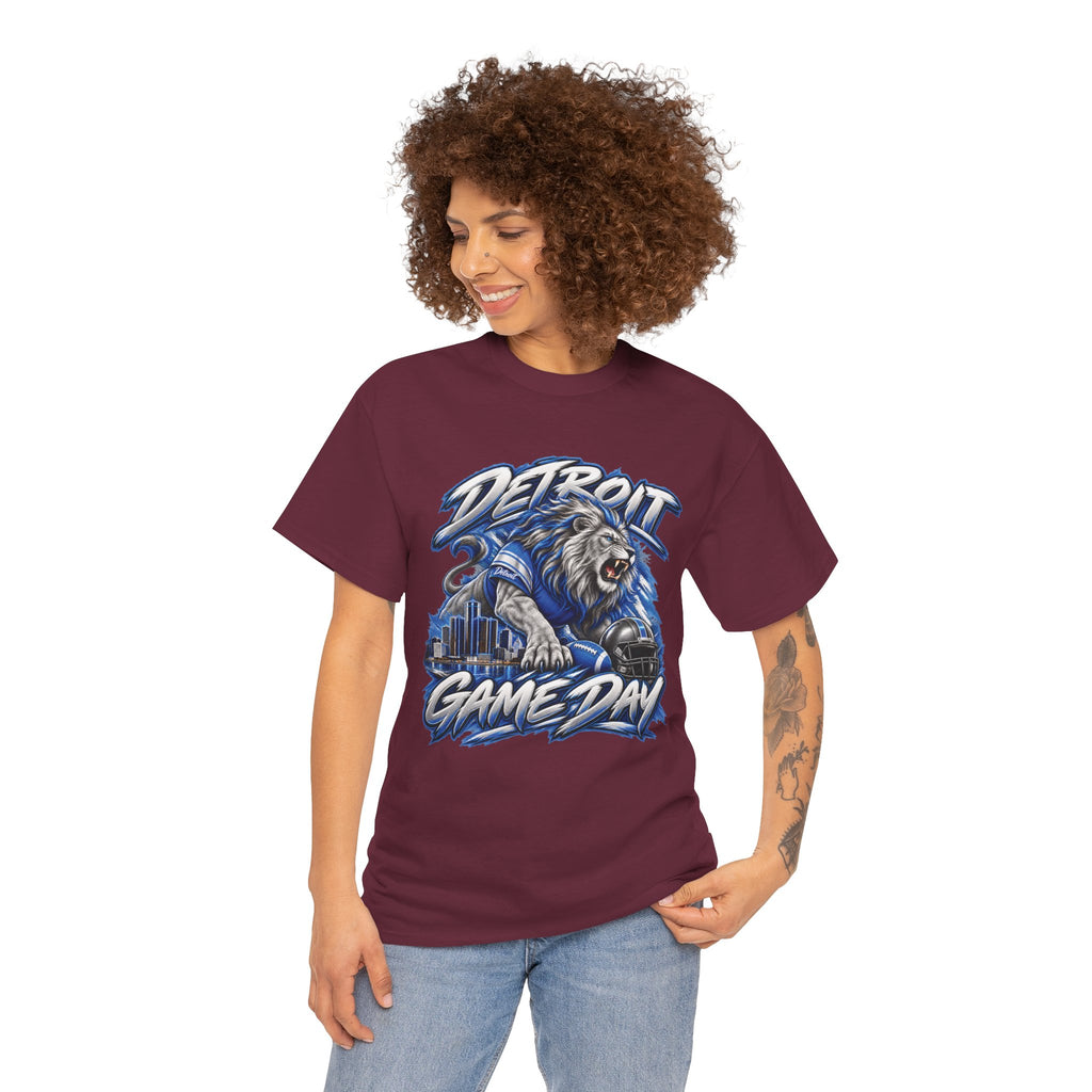 Detroit Game Day Lions Football T-Shirt