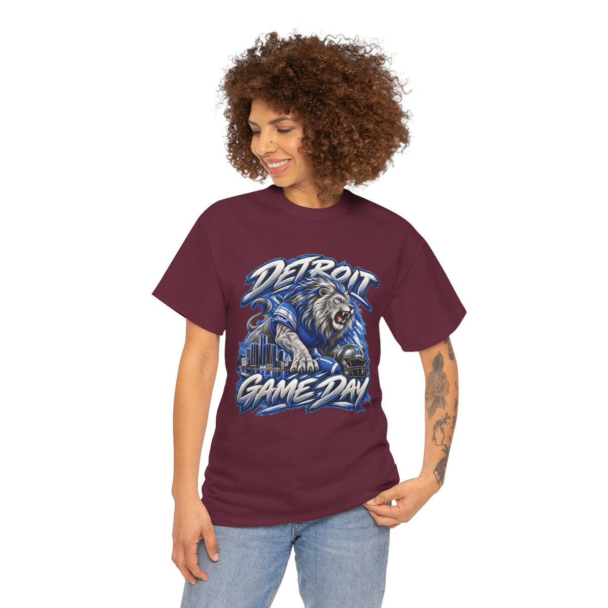 Detroit Game Day Lions Football T-Shirt