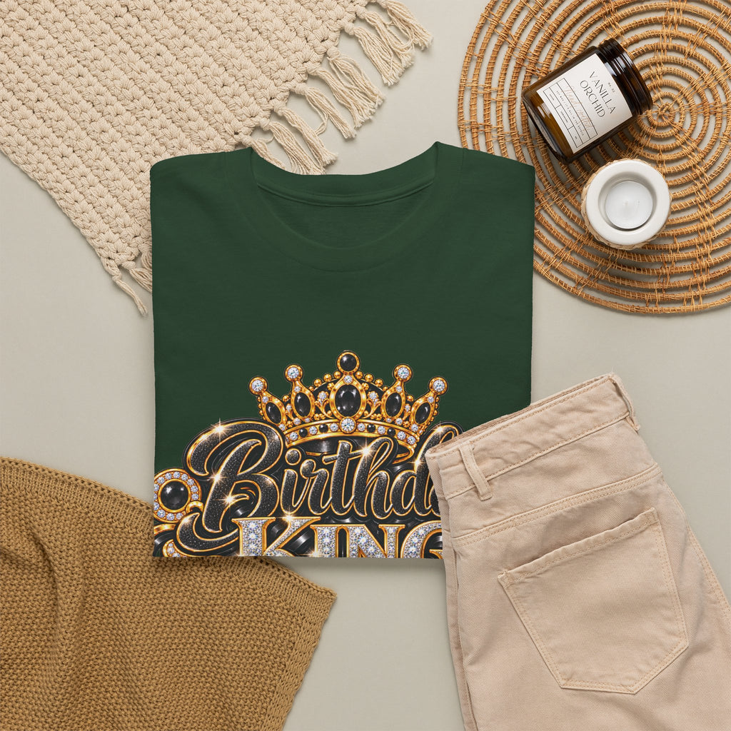 Birthday King Crown Graphic T-Shirt