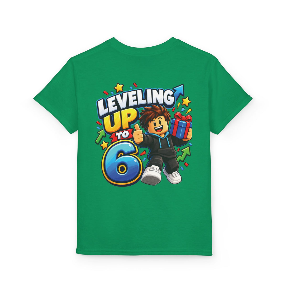Roblox Birthday Leveling Up to 6 Youth T-Shirt