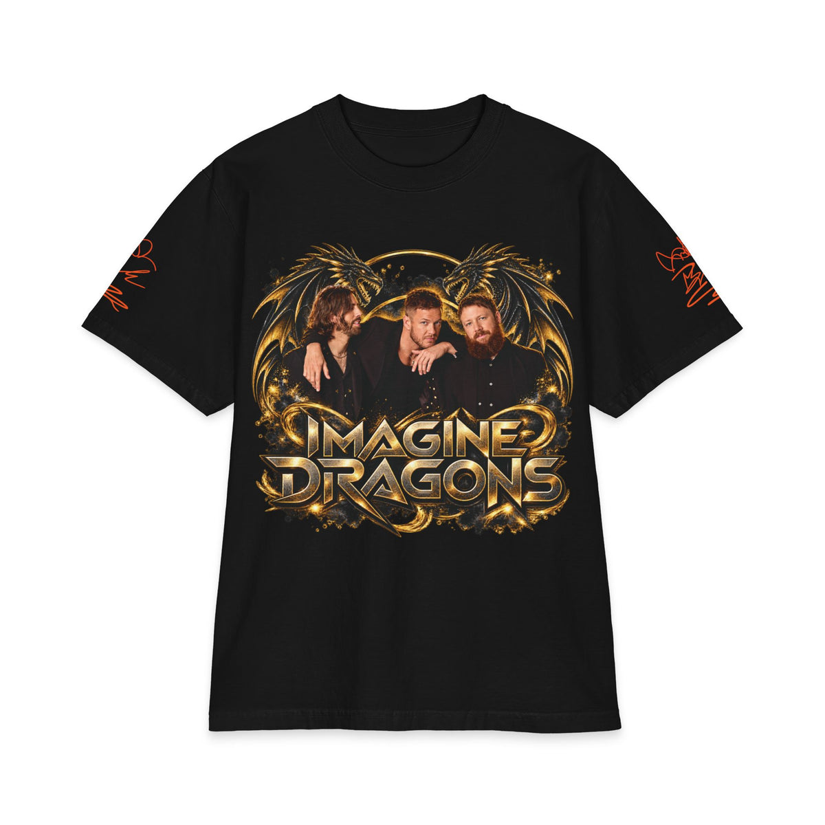 Imagine Dragon Logo T-Shirt | Band Photo Graphic Tee