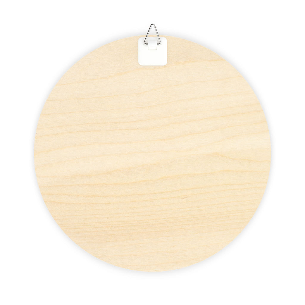 Blessed Wreath Wood Sign | Round Wall Decor