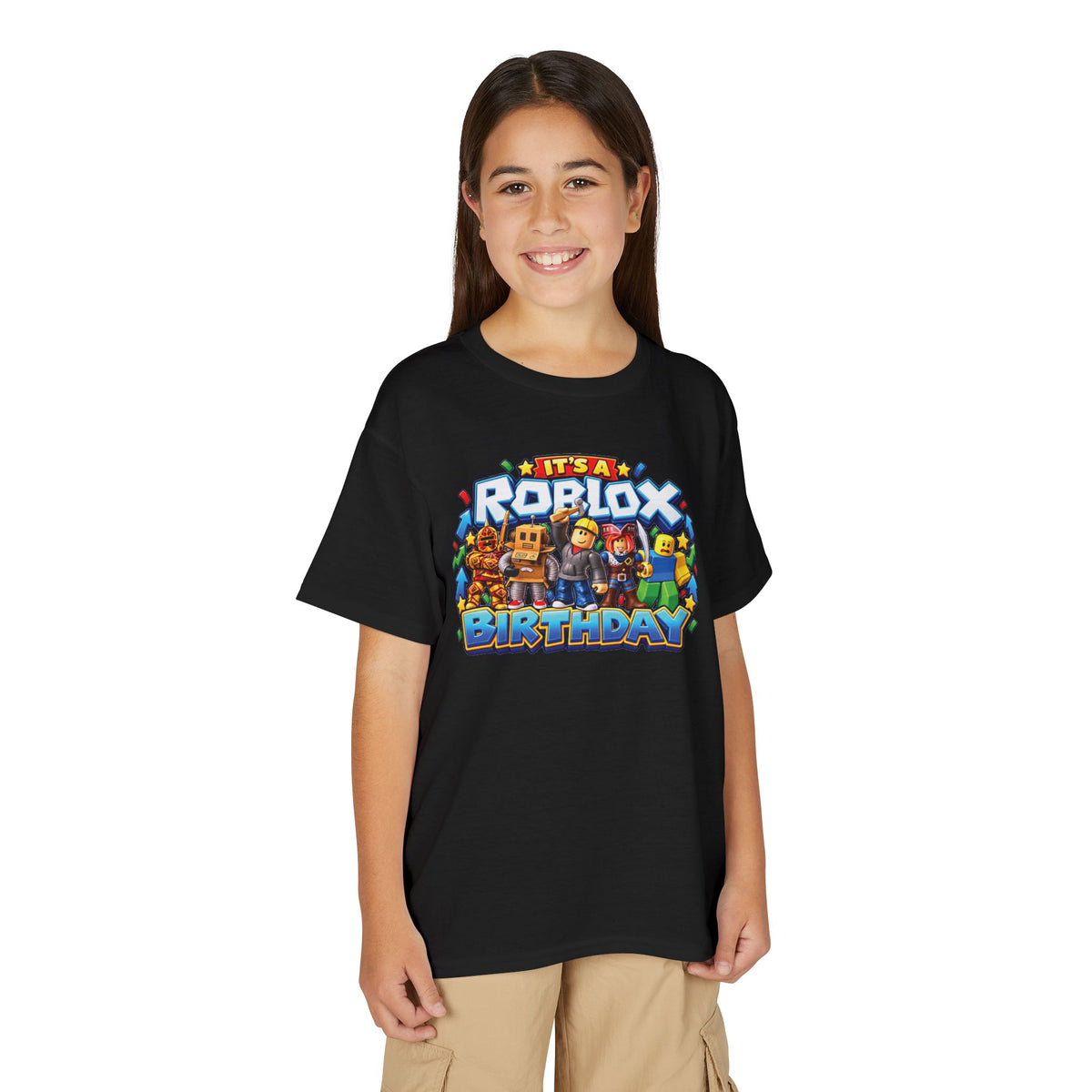 Roblox Birthday Leveling Up to 6 Youth T-Shirt