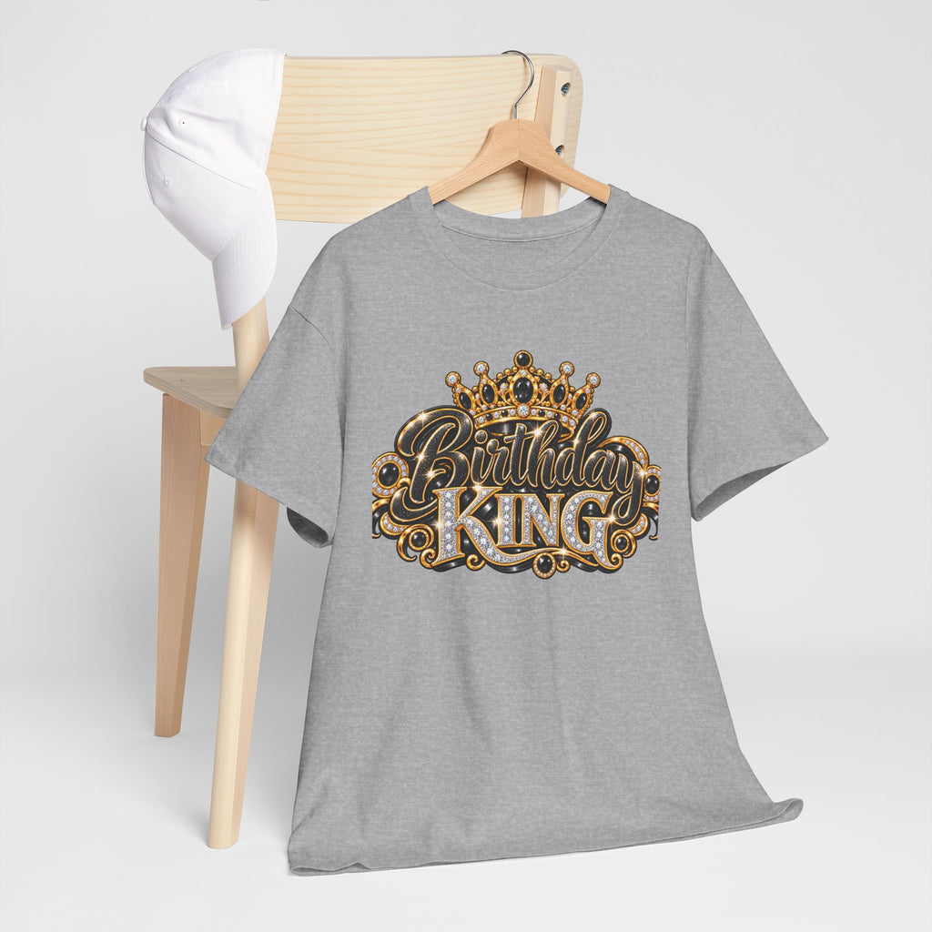 Birthday King Crown Graphic T-Shirt