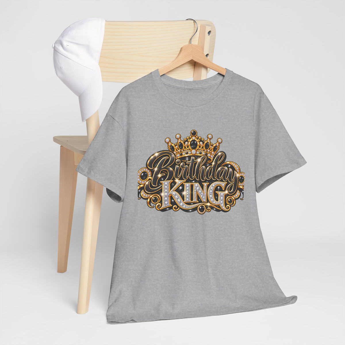 Birthday King Crown Graphic T-Shirt