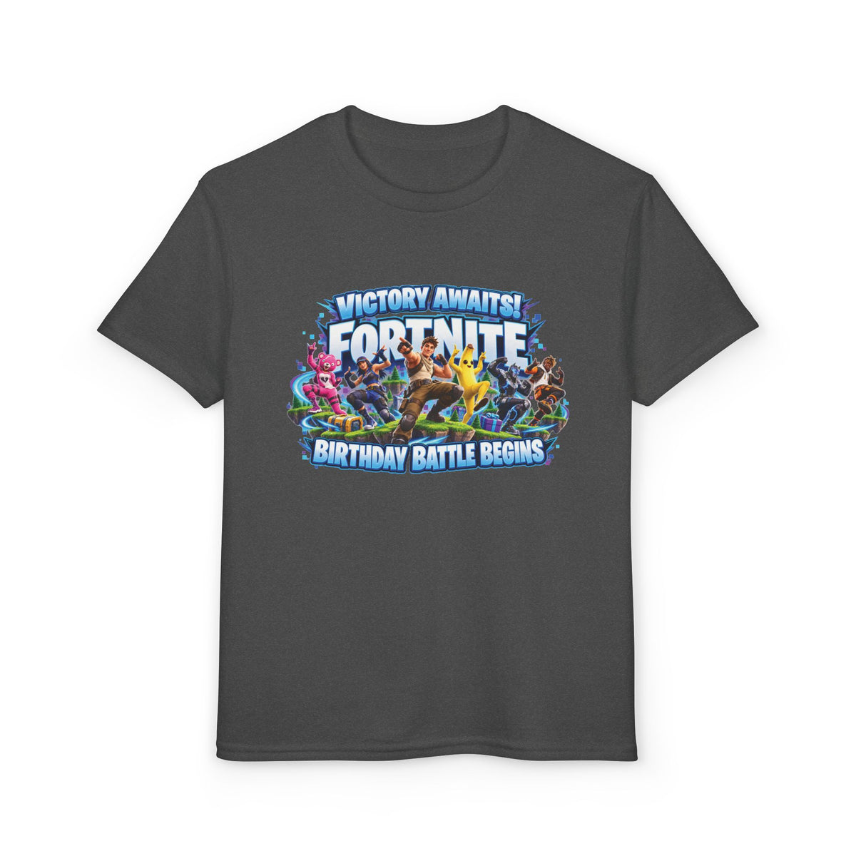 Fortnite Victory Awaits Birthday Battle Begins Youth T-Shirt