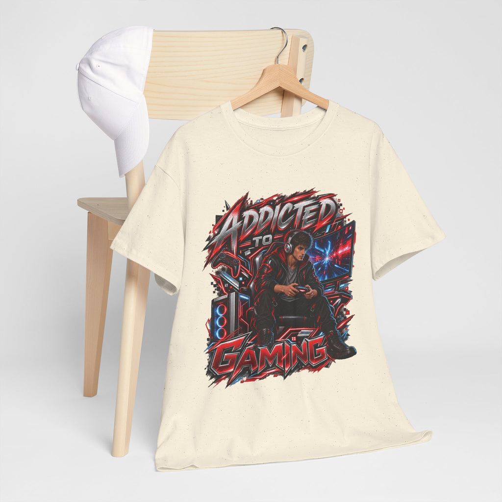 Addicted to Gaming Graphic T-Shirt