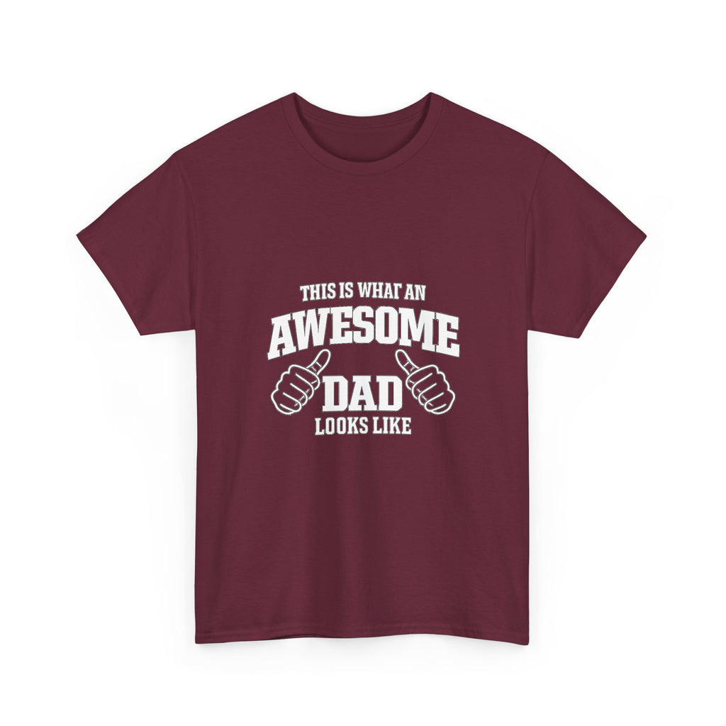 Awesome Dad T-Shirt | "This Is What An Awesome Dad Looks Like", Fathers Day Tee