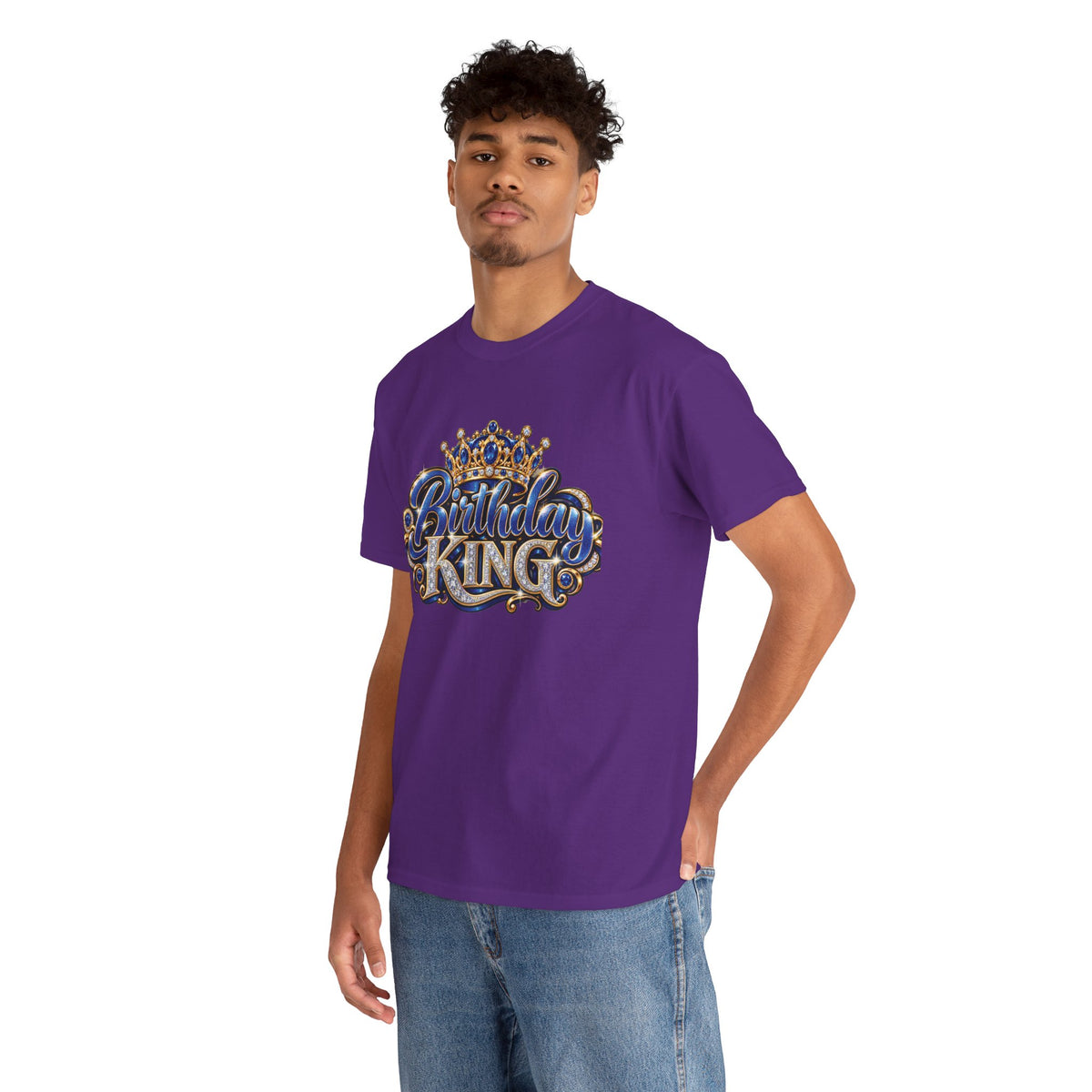 Birthday King Crown Graphic T-Shirt