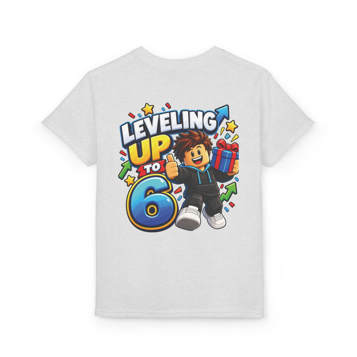 Roblox Birthday Leveling Up to 6 Youth T-Shirt