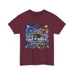 Detroit Skyline Collage Tee | Motor City Vintage Graphic T-Shirt