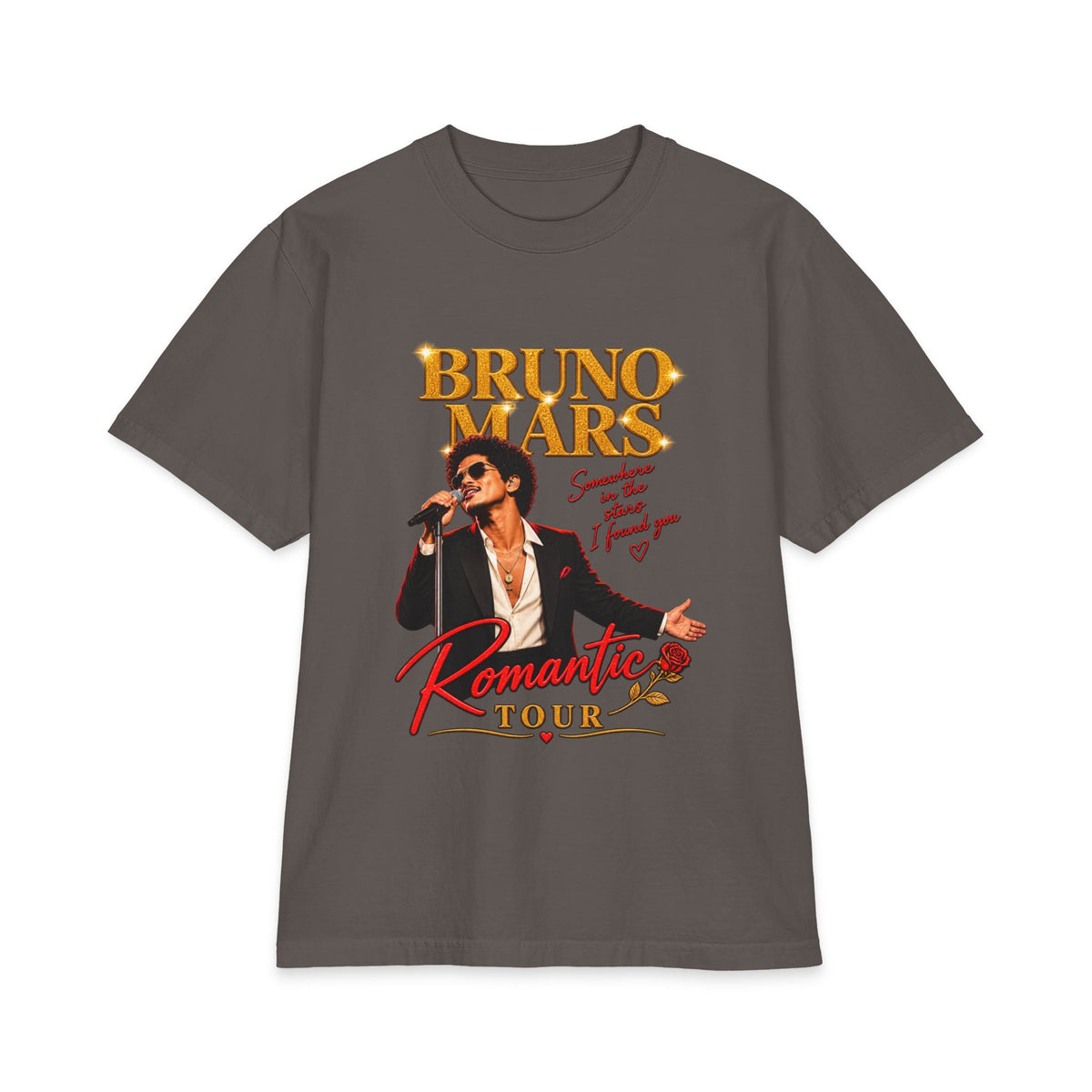 Bruno Mars Romantic Tour T-Shirt | Concert Band Tee