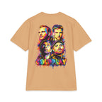 Coldplay band portrait T-Shirt | Colorful watercolor logo tee