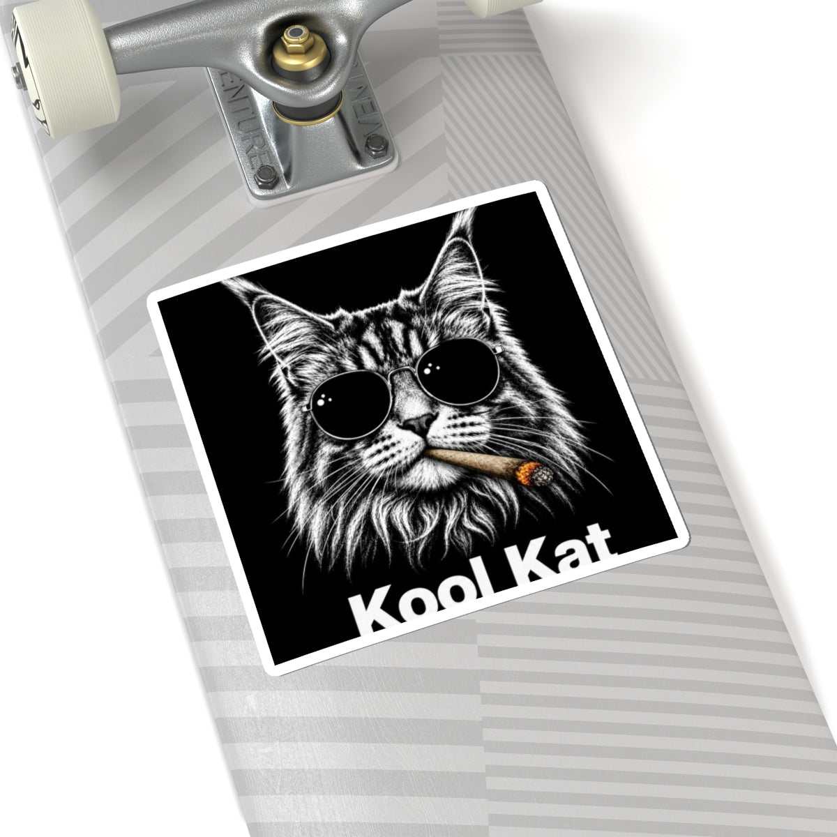 Kool Kat cat with sunglasses and cigar Sticker | Kiss-Cut Sticker
