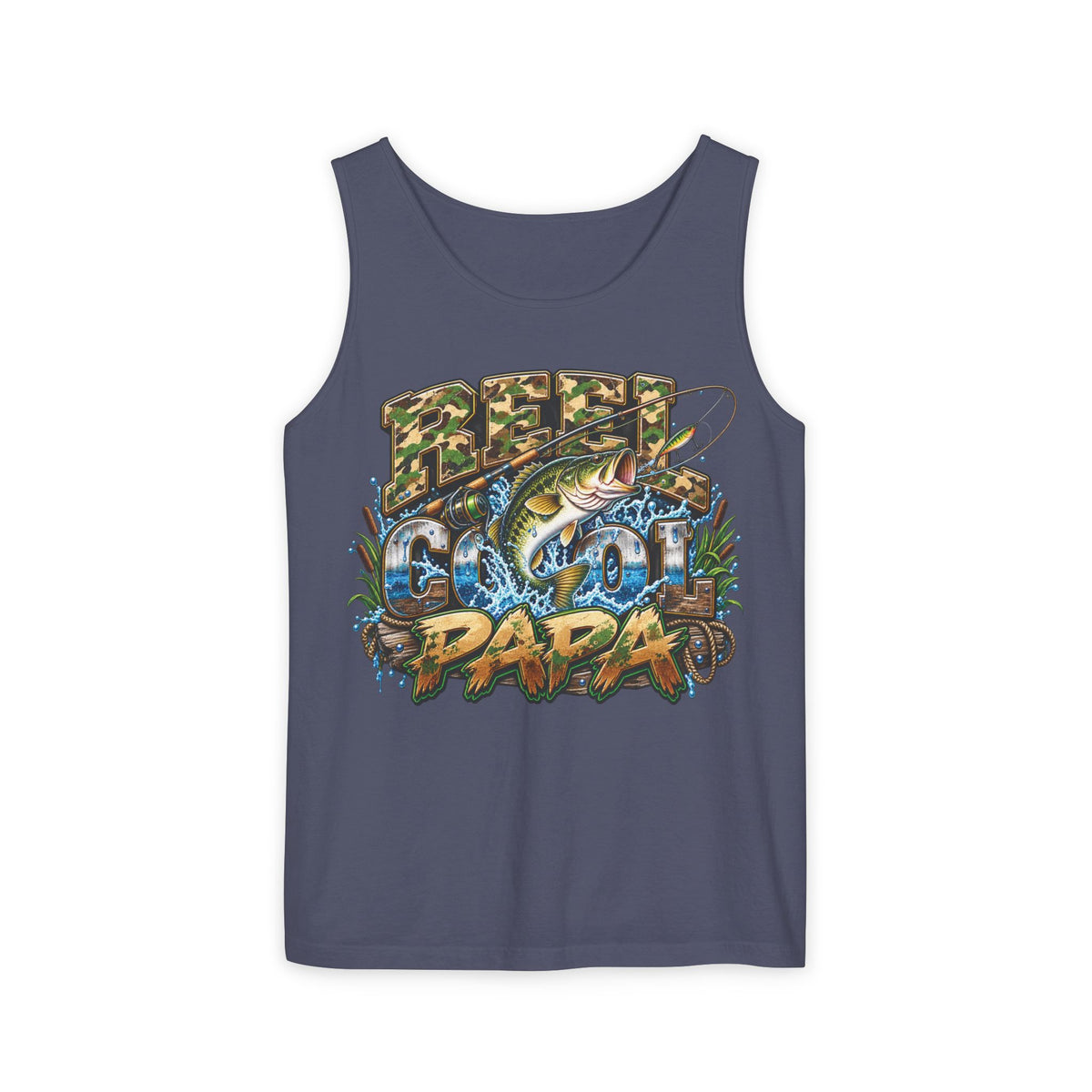 Big Fish Dad Tank Top | Fishing Graphic Tank