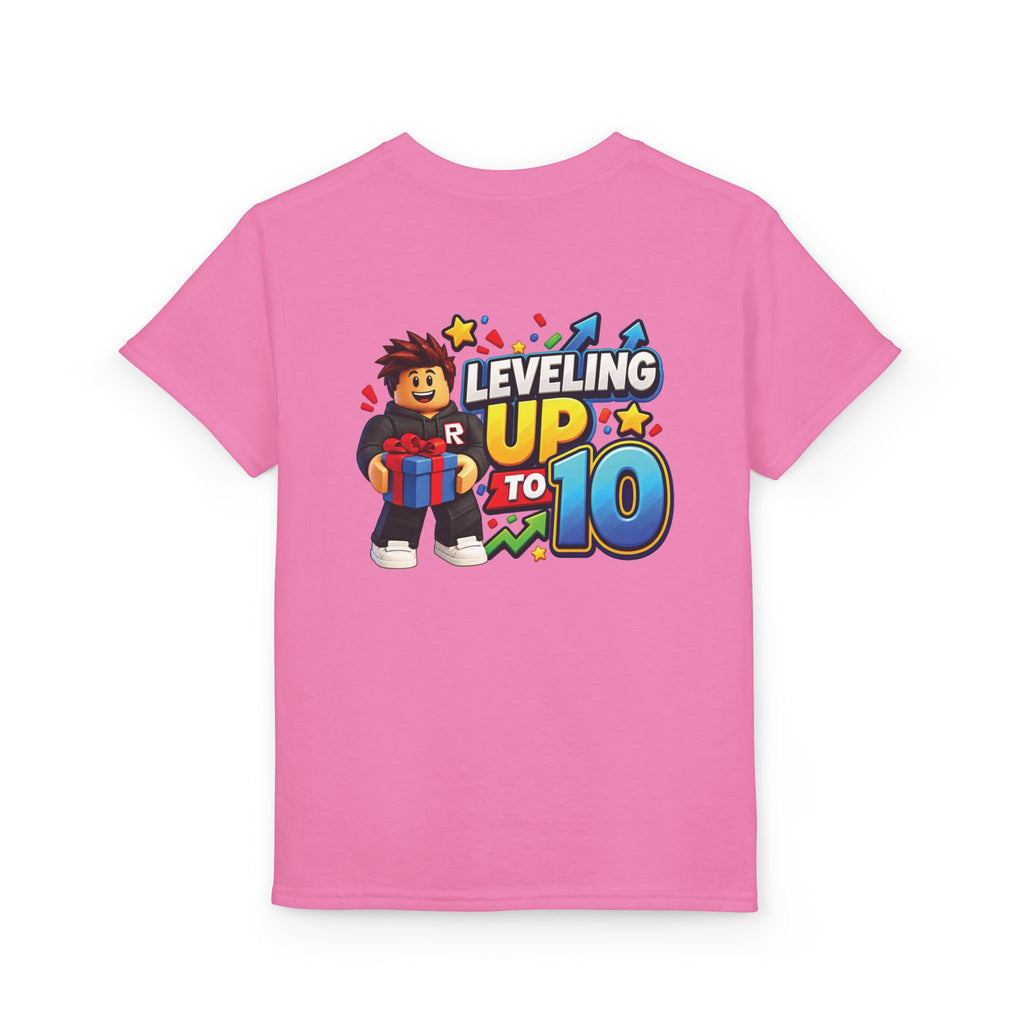 Roblox Birthday Leveling Up to 10 Youth T-Shirt