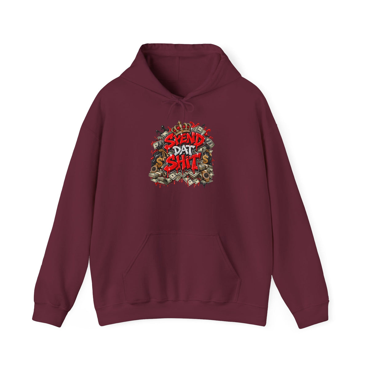 Skull Garden 'Spend Dat Shit' Hoodie | Streetwear Graphic Sweatshirt