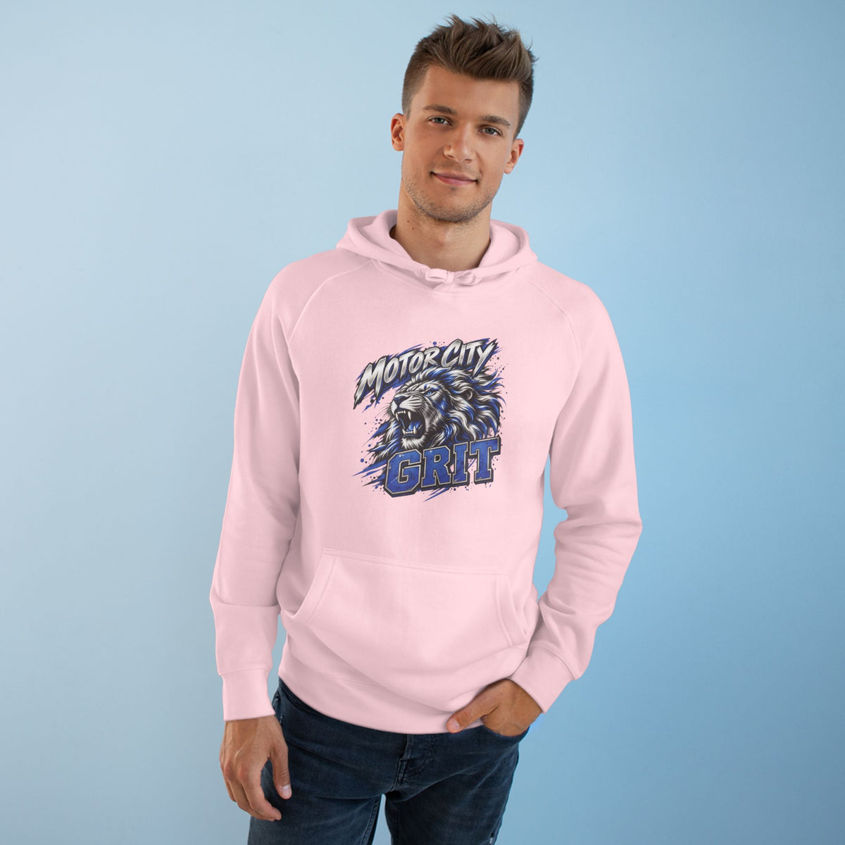 Detroit Michigan Motor City Football Spirit Hoodie
