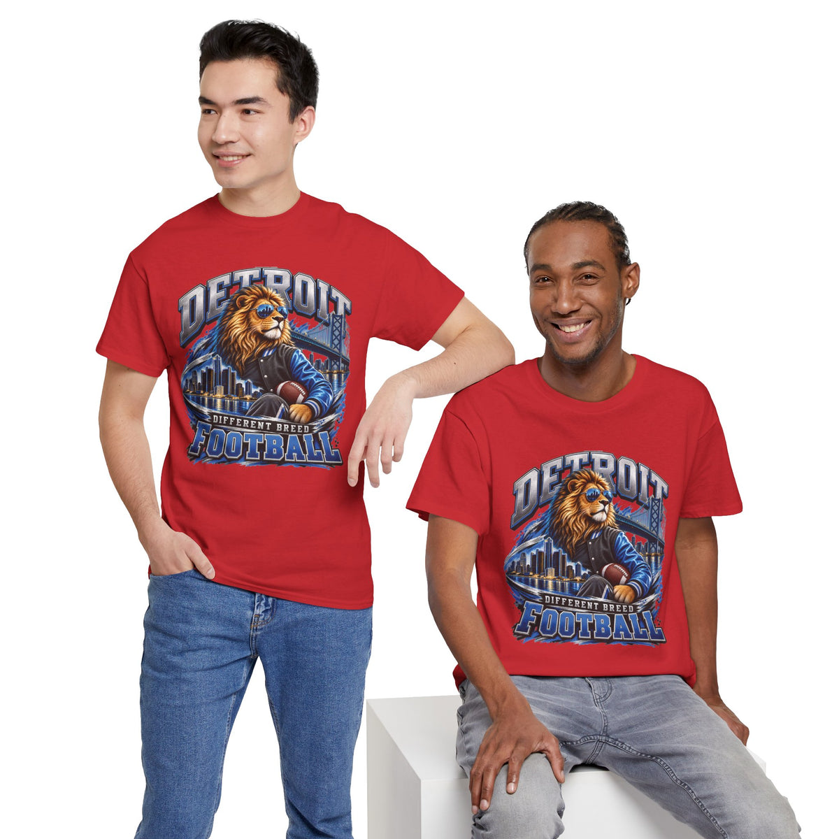 Detroit Lions Football Graphic T-Shirt