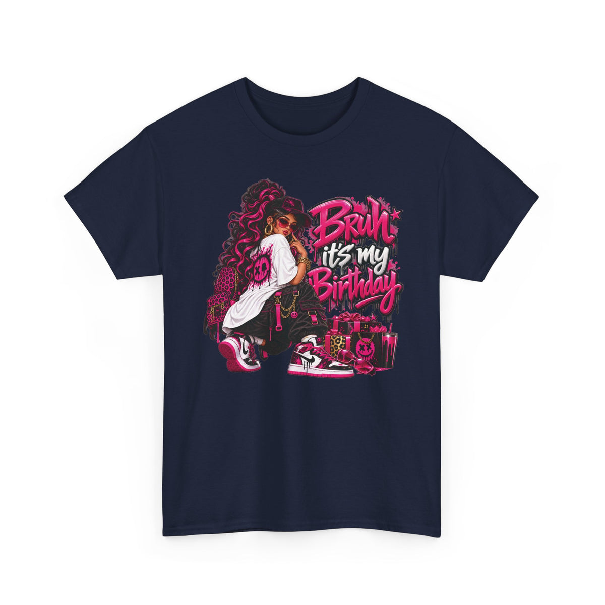 “Bruh, It’s My Birthday” Birthday Graphic T-Shirt