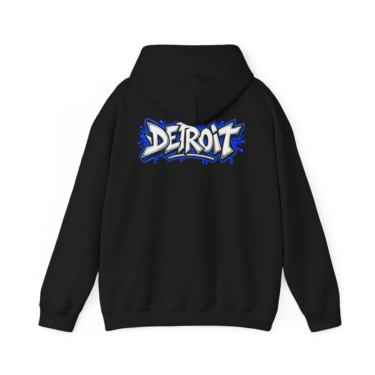 Detroit Graffiti Lion Hoodie | Detroit Drip Streetwear Sweatshirt
